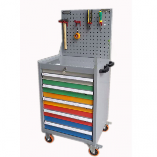 Fine drawer type tool cart