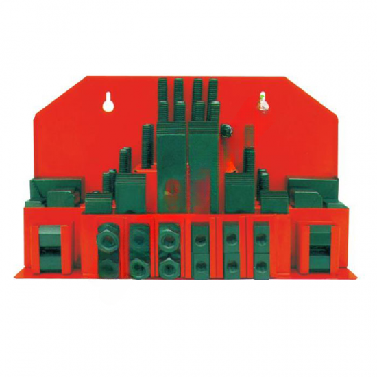 Clamping Kit 58pcs M8,M10,M12,M14,M16,M18,M20,M22