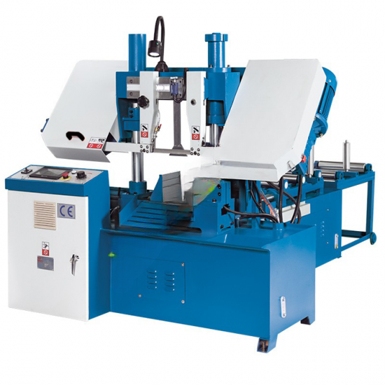 Double column horizontal CNC band saw