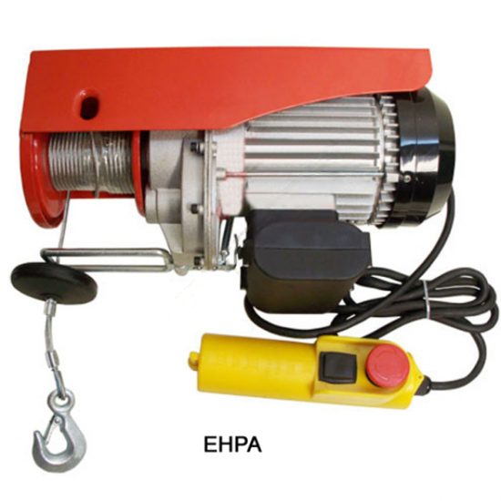 Electric hoist and geared trolley