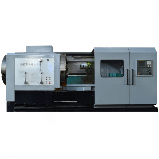 Pipe threading lathe machine QK1338